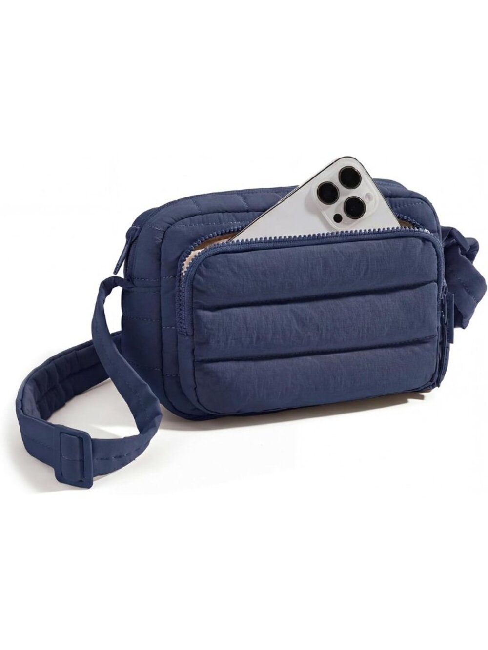 Stylish Puffer Crossbody Bag for Women | RFID Blocking Small Handbag | Travel
